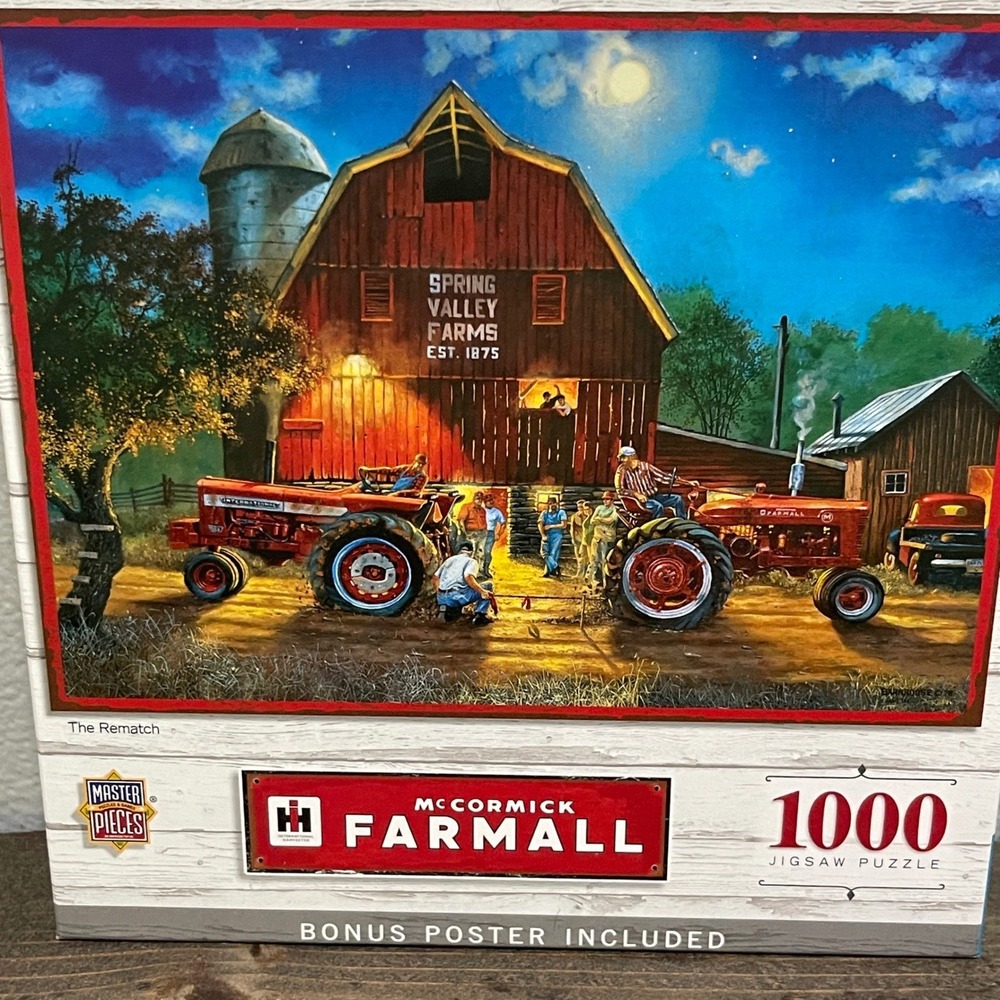 Master Pieces‎ McCormick International Tractor Puzzle 1,000 Pc "The Rematch